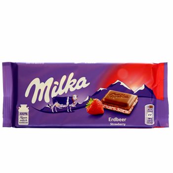 Iaurt de căpșuni Milka 100 g