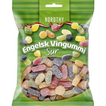 Nordthy Sour English Wine gum 350g