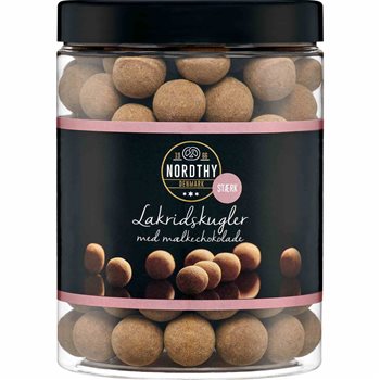 Nordthy lakritsbollar starka 600 g.