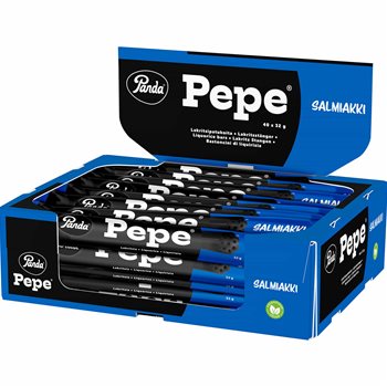 PEPE Salmiak Liquorice Bar 40x32G