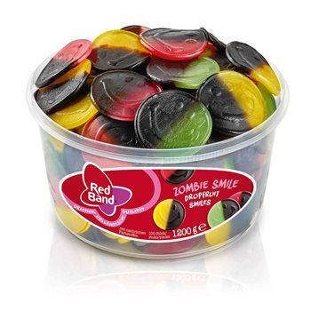 Red Band Zombie Smile Wine Gum/Licorice 1200 G