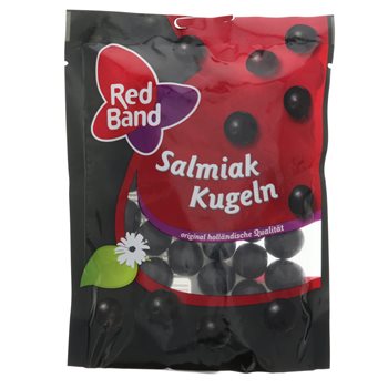 Rote Band Salmiak Kugeln 175G