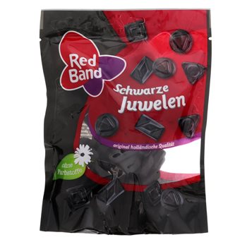 Rote Band Schwarze Juwelen 200g