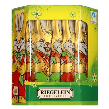 Riegelein Osterhase Solid 10-Pack 125 g