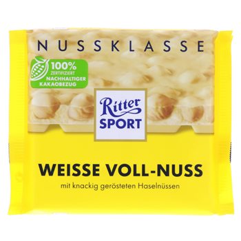 Ritter Sport White with whole nut 100 g