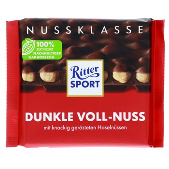 Ritter Sport Dark cu nuci întregi 100 g