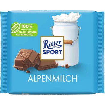 Ritter sport alpin mælk 100 g