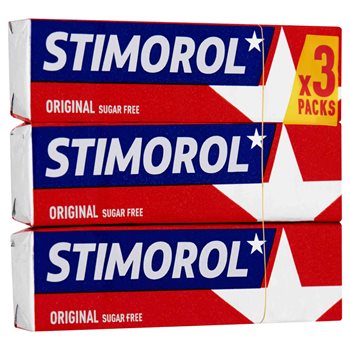 Stimorol original sukkerfri 3-pakning 42 g