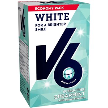 Pachetul de economie v6 alb Spearmint 72 g