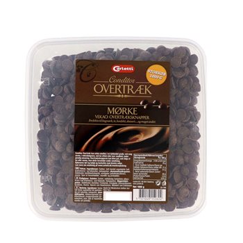 Carletti -dækknapper mørke 1000 g.