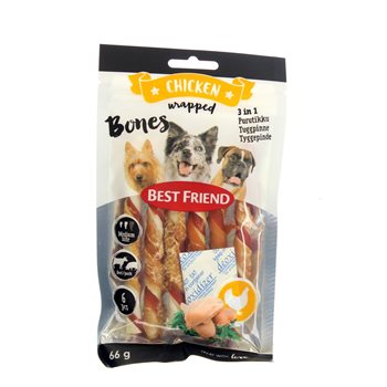 Best Friend Bones 3in1 Chewing sticks 6 pcs. 66 g